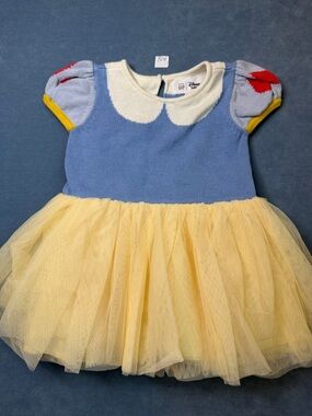 Disney Blue and Yellow Tulle Princess Dress